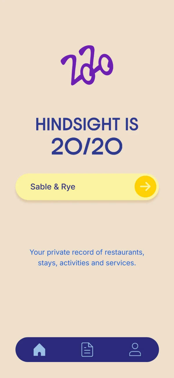 Naming the place you went
