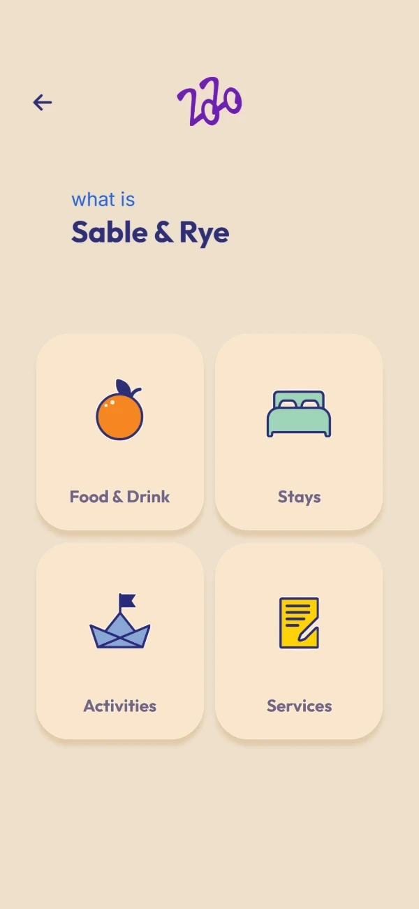 Choosing a category